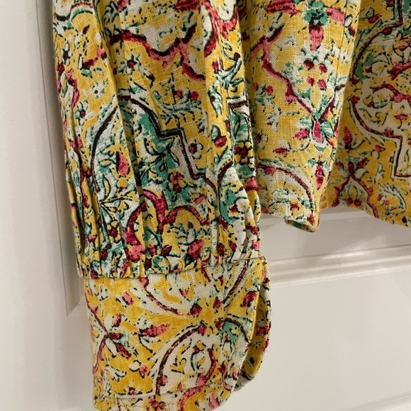 Anthropology Pilcro Pintuck Peasant Blouse, Size XS - Picture 8 of 13